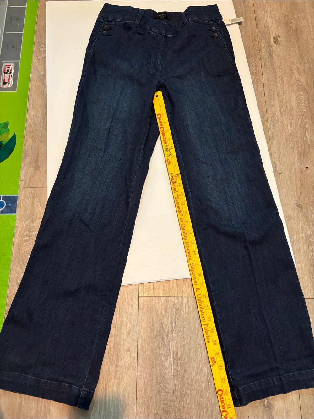 Talbots Dark Blue Wide-Leg Women's Jeans